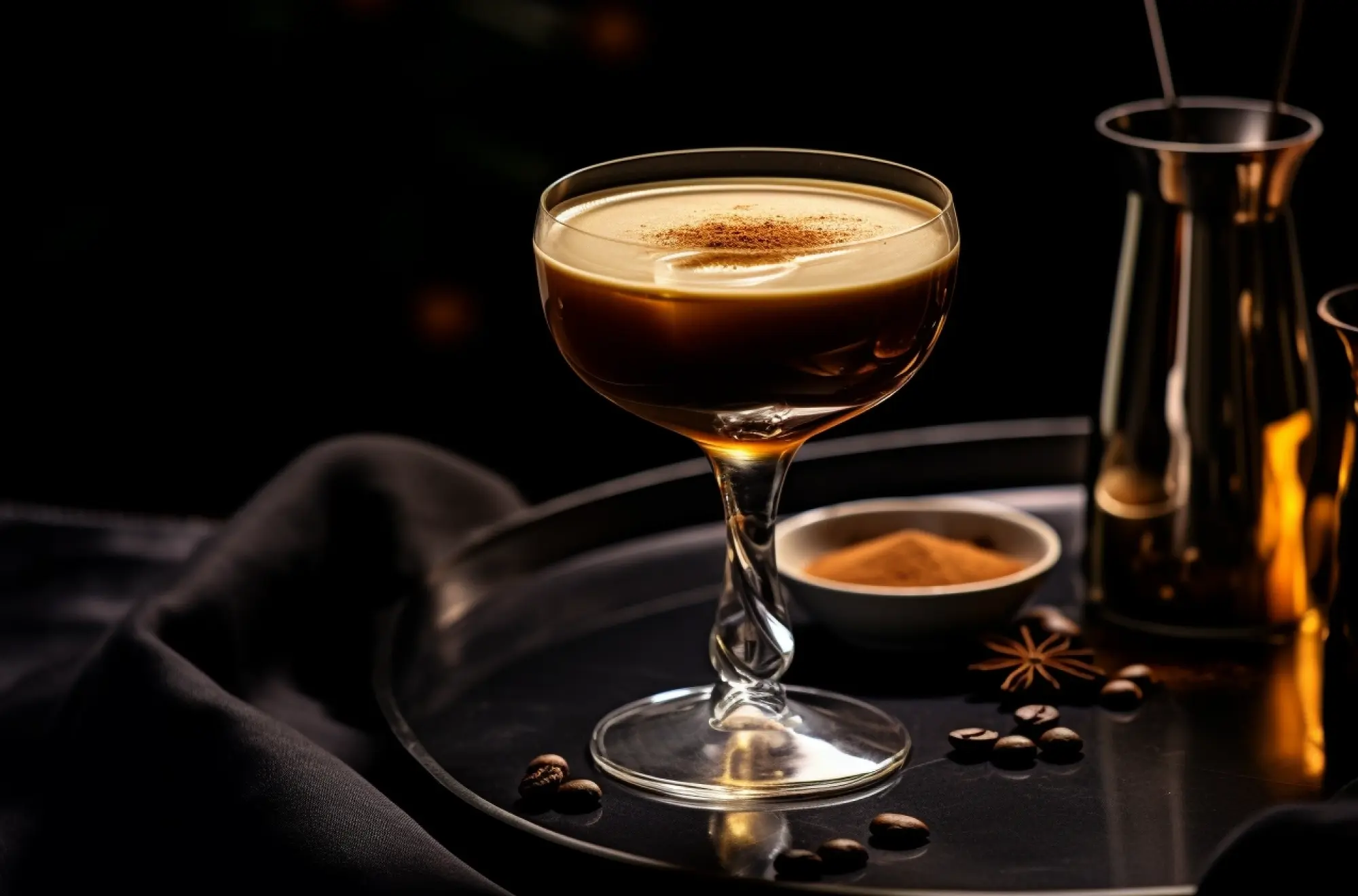 Кавовий коктейль з коньяком та лікером «Гран Марньє»