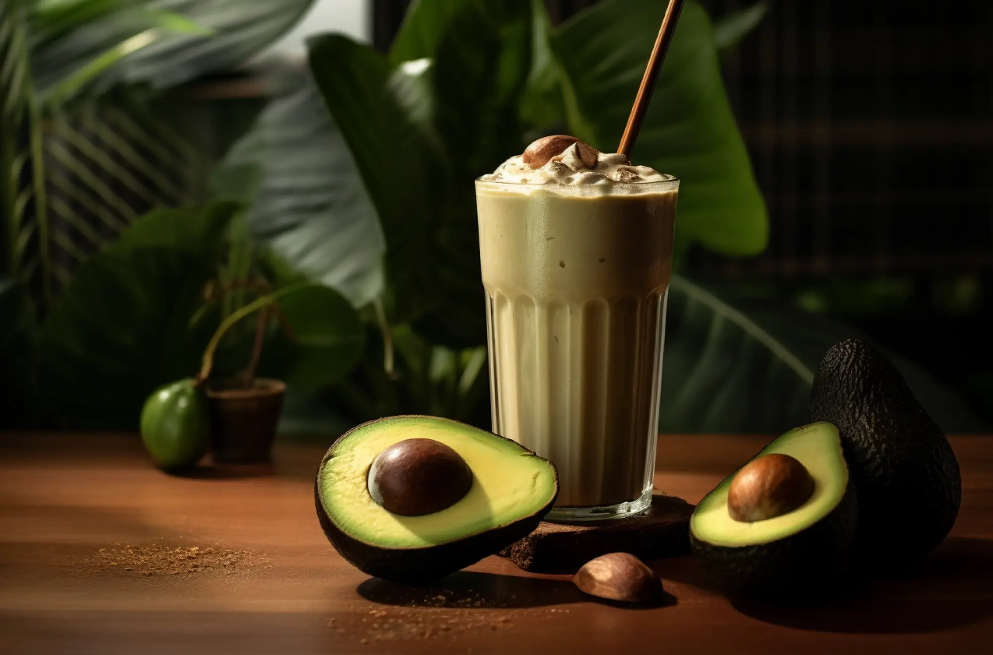 Індонезійський кавовий мілкшейк з авокадо (Es Alpukat)