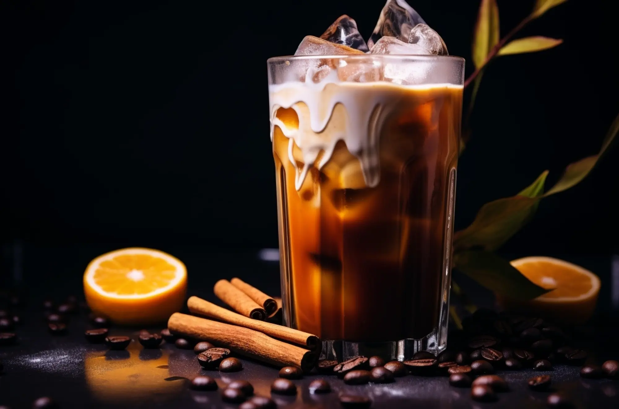 Рецепт Ледяного кофе с имбирем и корицей от Coffeeok Blog